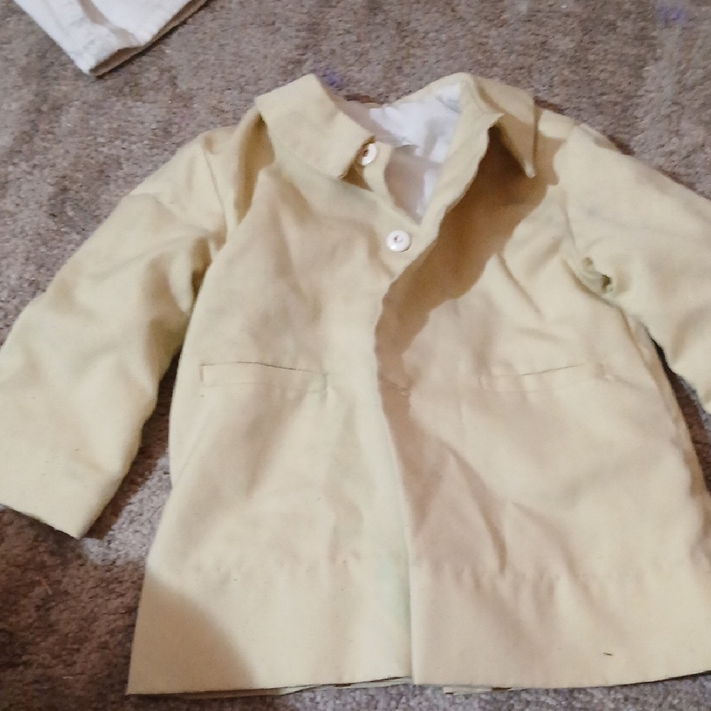 Charming Kids Cream Raincoat